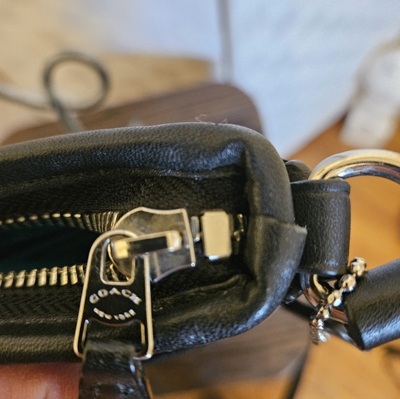 Coach Gray and Blue Crossbody Bag - Picture 4 of 14